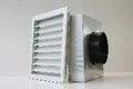 GRILLE RENSON 300 - 300 o 160 X 150 gris anodise passage de mure