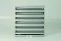 Renson 431 grille à poser 165 x 165 mm - alu/anodisé
