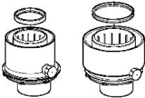 ACV HRE adaptateur 80/125 pour chaudières HRE obligatoire pour composition concentrique