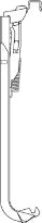 CONSOLE POUR RADIATEUR RADSON PLINT 22 o 200 MM ! blanc signalisation ral 9016 mural