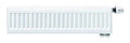 Stelrad Novello Plinth radiateur plint H200xT33xB1000 - 933 Watt (EN442 75/65/20) - Ral 9016 Blanc signalisation