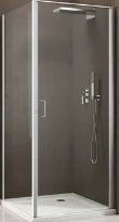 Aquaconcept Factor 410 panneau de douche latéral 870-890 mm - chromé brillant - transparent - traitement du verre: AquaClean