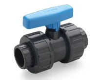 Eupen PVC Pression vanne à bille FF 40 x 40 mm