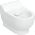 Geberit Bambini WC au sol à fond creux pour enfants, Rimfree, sans trous pour siège de WC: T min.=53cm, Blanc