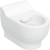 Geberit Bambini WC au sol à fond creux pour enfants, Rimfree, sans trous pour siège de WC: T min.=53cm, Blanc
