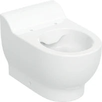 Geberit Bambini floor-standing WC for children, washdown WC, Rimfree, for WC seat: T min.=53cm, Blanc / KeraTect