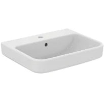 Ideal Standard i.life B lavabo 550 x 480 mm - blanc SmartGuard - avec trou de robinet - avec trop-plein - dans un emballage à emporter