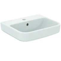 Ideal Standard i.life B lave-mains 450 x 380 mm - blanc SmartGuard - avec trou de robinet - avec trop-plein - dans un emballage à emporter