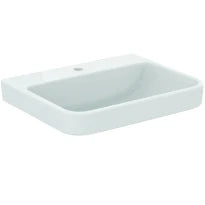 Ideal Standard i.life B lavabo 600 x 480 mm - blanc SmartGuard - avec trou de robinet - sans trop-plein - dans un emballage à emporter