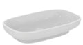 Ideal Standard i.life B lavabo à poser 600 x 370 mm - blanc - sans trou de robinet - sans trop-plein