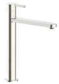 Procasa Vivo mitigeur de lavabo sans vidage - bec droit - démarrage à froid - nickel brossé PVD - brossé mat