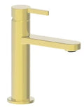 Procasa Vivo mitigeur lavabo avec démarrage à froid - bec droit - sans vidage - Brushed Gold PVD - or brossé PVD