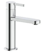 Procasa Vivo mitigeur lavabo avec démarrage à froid - bec droit - sans vidage - chromé