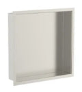 Procasa Vivo niche encastrée 300 x 300 x 70 mm - Nickel brossé PVD - brossé mat