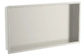Procasa Vivo niche encastrée 600 x 300 x 70 mm - Nickel brossé PVD - brossé mat