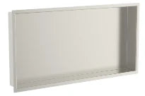 Procasa Vivo niche encastrée 600 x 300 x 70 mm - Nickel brossé PVD - brossé mat