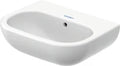 Duravit D-code lave-mains 360 x 270 mm - blanc - sans trou de robinet - avec trop-plein
