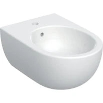 Geberit Selnova wall-hung bidet, Premium, shrouded: Blanc