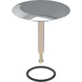 Geberit couvercle pour vidage baignoire avec bouton poussoir: chromé brillant