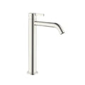 Procasa Vivo mitigeur lavabo rehaussé sans vidage - démarrage à froid - Brushed Nickel PVD - brossé mat PVD