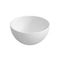 Procasa Obi lavabo à poser rond 240 x 240 x 120 mm - blanc mat - céramique - sans trou de robinet - sans trop-plein
