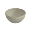 Procasa Obi lavabo à poser rond 240 x 240 x 120 mm - sable - céramique - sans trou de robinet - sans trop-plein
