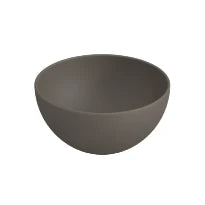 Procasa Obi lavabo à poser rond 240 x 240 x 120 mm - cendré - céramique - sans trou de robinet - sans trop-plein