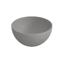 Procasa Obi lavabo à poser rond 240 x 240 x 120 mm - noir mat - céramique - sans trou de robinet - sans trop-plein