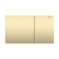 Geberit Sigma70 plaque de commande, brossé, revêtement facile à nettoyer, laiton