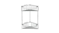 Inda Hotellerie porte-savon d'angle double - chromé