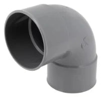 Nicoll PVC à coller coude 87° FF 75 x 75 mm - gris