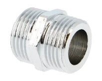 MessingFit Chroom mamelon MM 1/2 x 1/2 - chromé