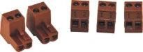 Bosch Afsluitklem 2-pol bruin (5x)