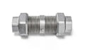 Marchel uitzettingscompensator met draadaansluiting 1/2" FF inox