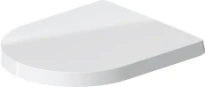 Duravit Me by Starck compact abattant - softclose - charnière inox - blanc mat