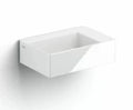 Clou New Flush 2 lavabo à poser/mural 355 x 245 x 100 mm - blanc - céramique - sans trou de robinet - sans trop-plein - avec garniture de vidange