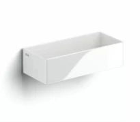 Clou New Flush 3.1 lavabo à poser/mural 380 x 180 x 100 mm - blanc - céramique - sans trou de robinet - sans trop-plein - avec garniture de vidange