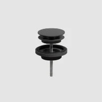 Clou Mini Wash Me crépine avec bouchon, noir mat