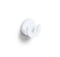 Clou Flat Patère double, blanc mat powdercoating