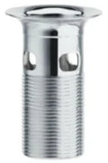 Conima crepine lang zonder clapet H100mm met overloop chroom