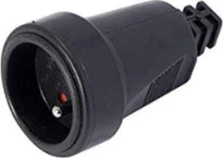 POPP fiche femelle 16A 2P+T - noir