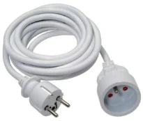 Profile rallonge 3G1,5 (longueur 10m) - blanc - pric par pièce