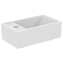 Ideal Standard i.life S lave-mains 370 x 210 mm - blanc mat - avec trou de robinet gauche  - sans trop-plein