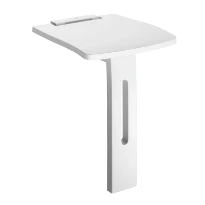 Delabie Basic+ siège de douche rabattable avec pied - blanc