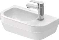 Duravit D-Code lave-mains 400 x 220 mm - blanc - avec trou de robinet droite - sans trop-plein
