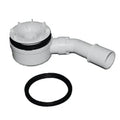 Huppe vidage plat garniture évacuation