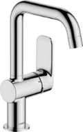 Hansa HansaBasic mélangeur de lavabo avec bec pivotant sans vidage - mousseur PCA® - levier à côté - chromé
