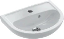 Villeroy & Boch Saval Pro lave-mains 450 x 340 mm - blanc - avec trou de robinet - avec trop-plein