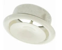 Egeda SR-E vanne de pulsion avec douille de fixation - rond 100 mm