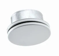 Egeda SF-E vanne de pulsion avec douille de fixation - ronde 200 mm - métal blanc